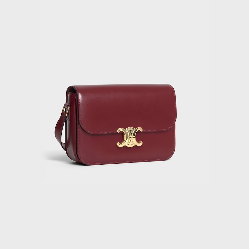 classique triomphe tasche aus glänzendem kalbsleder