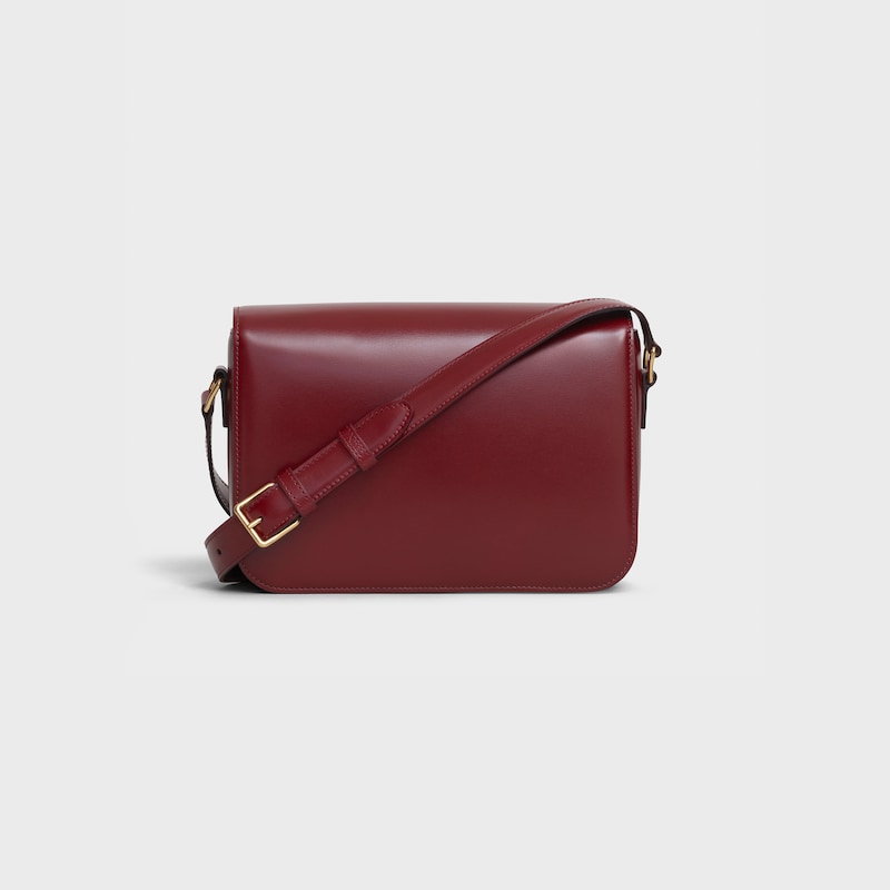 classique triomphe tasche aus glänzendem kalbsleder