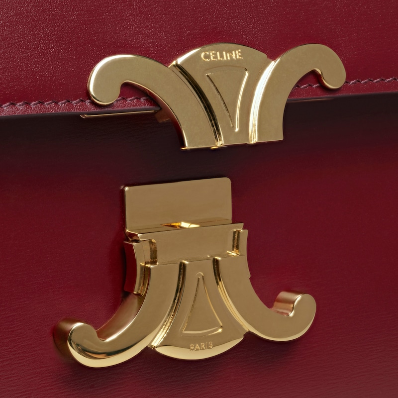 classique triomphe tasche aus glänzendem kalbsleder