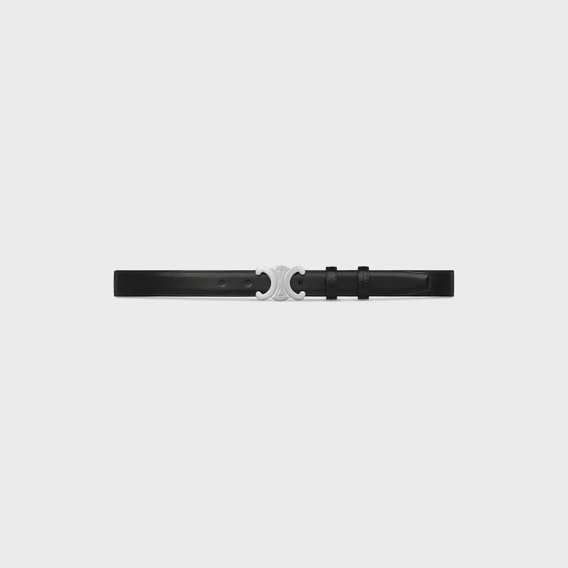 mittlerer 25-mm-triomphe-gürtel aus taurillon-leder