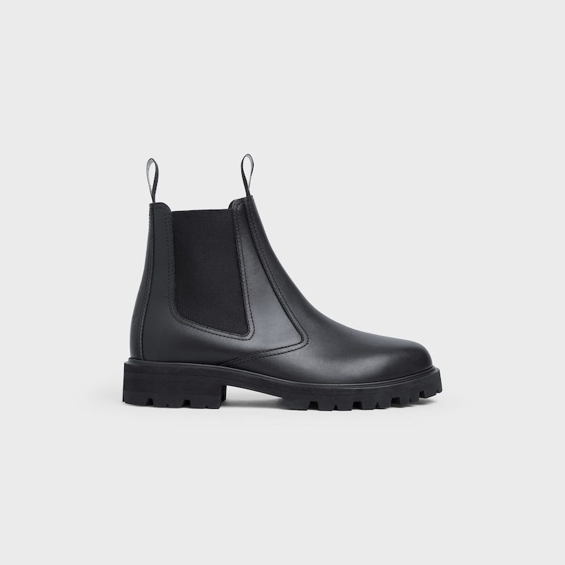 celine margaret chelsea boot in shiny bull