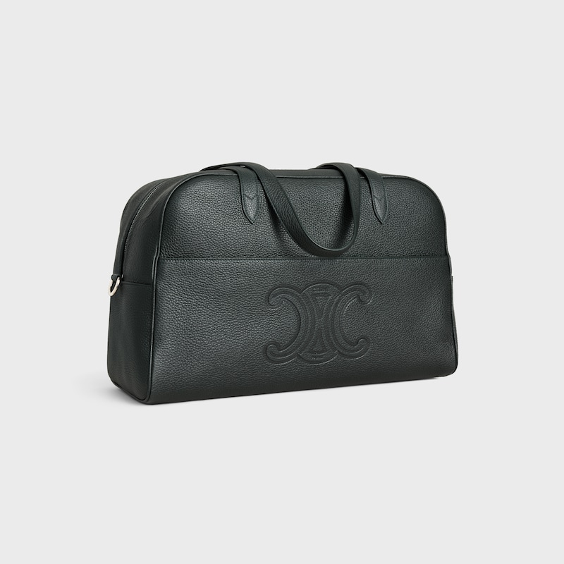 reisetasche aus genarbtem kalbsleder