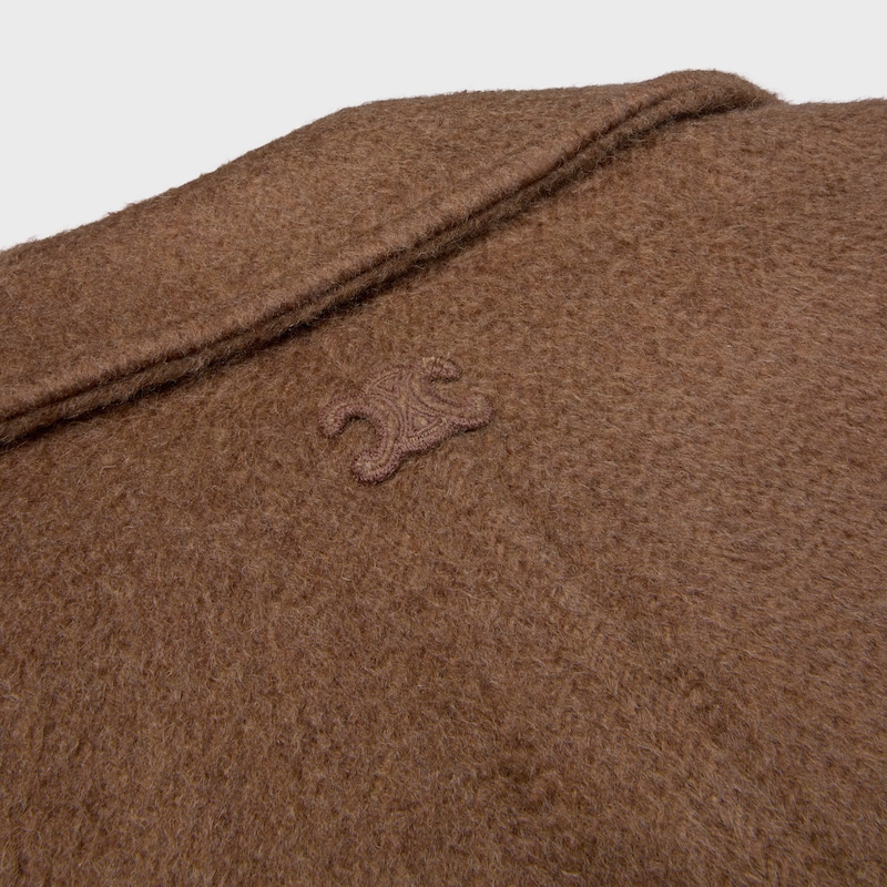 jacke aus doppelseitigem kaschmir und kamel