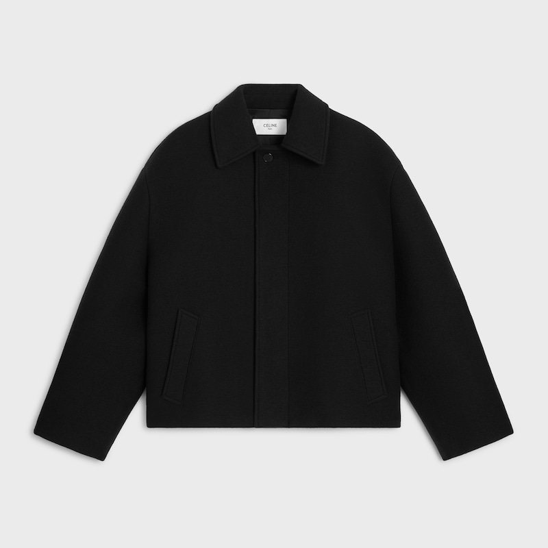 jacke aus doppelseitigem wollfilz