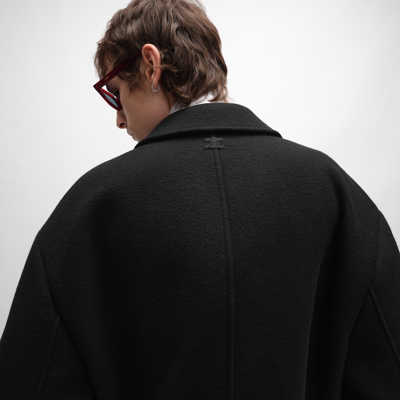jacke aus doppelseitigem wollfilz