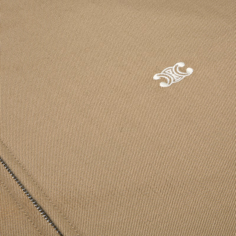 blouson aus baumwoll- und wollgabardine