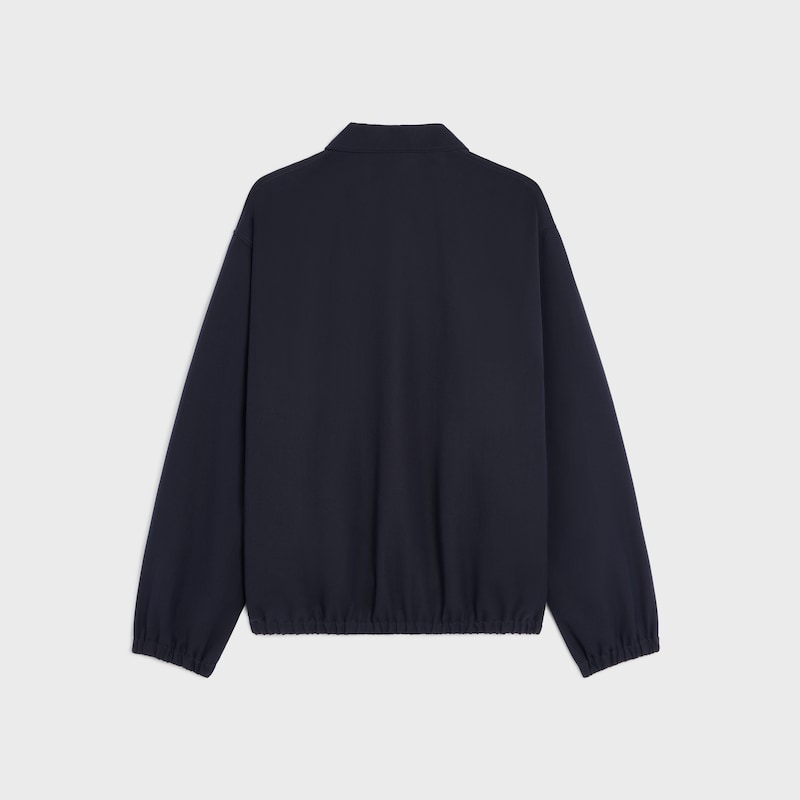 blouson aus baumwoll- und wollgabardine