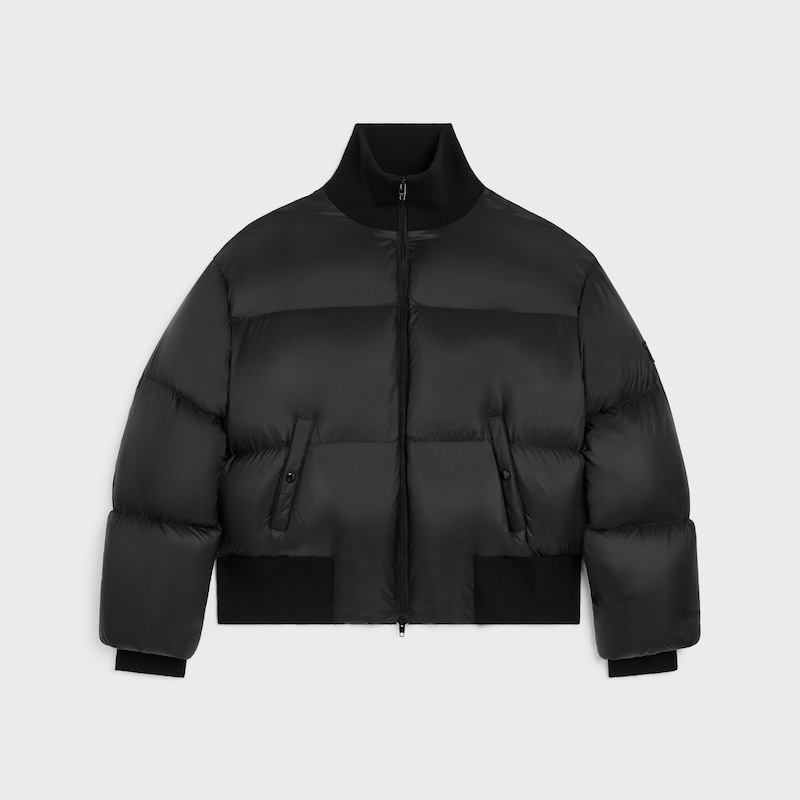 steppjacke aus leichtem nylon