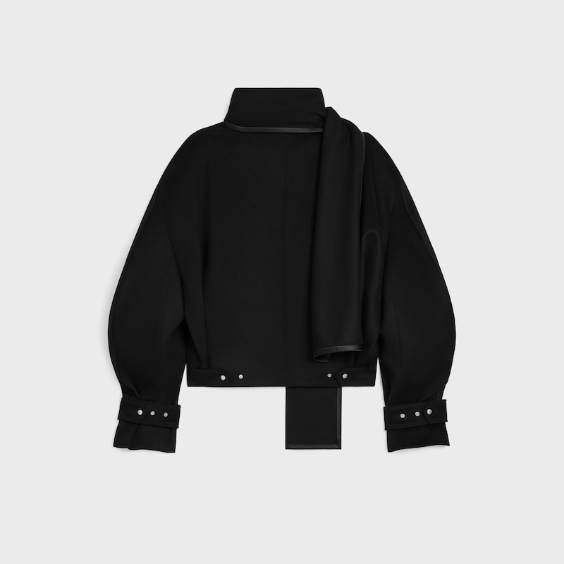 schaljacke aus wollstoff