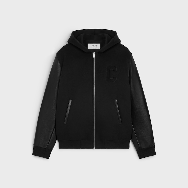 teddyjacke aus doppelweitem wollgewebe