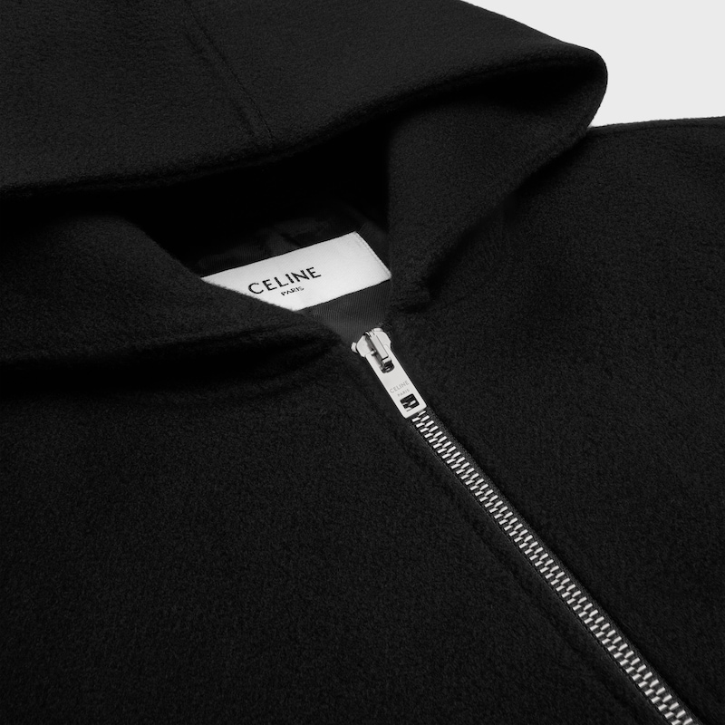 teddyjacke aus doppelweitem wollgewebe