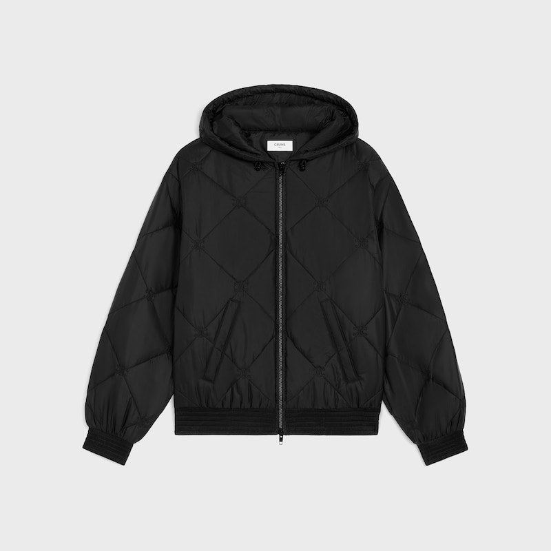 steppjacke aus leichtem nylon