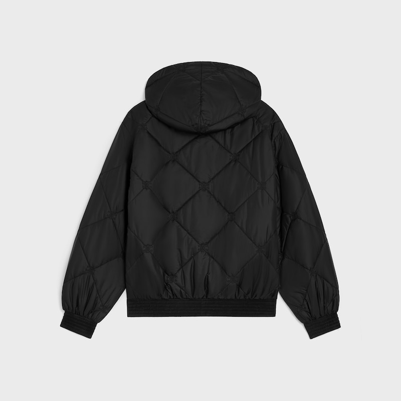 steppjacke aus leichtem nylon