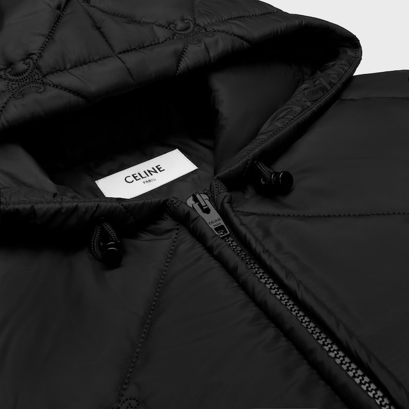 steppjacke aus leichtem nylon