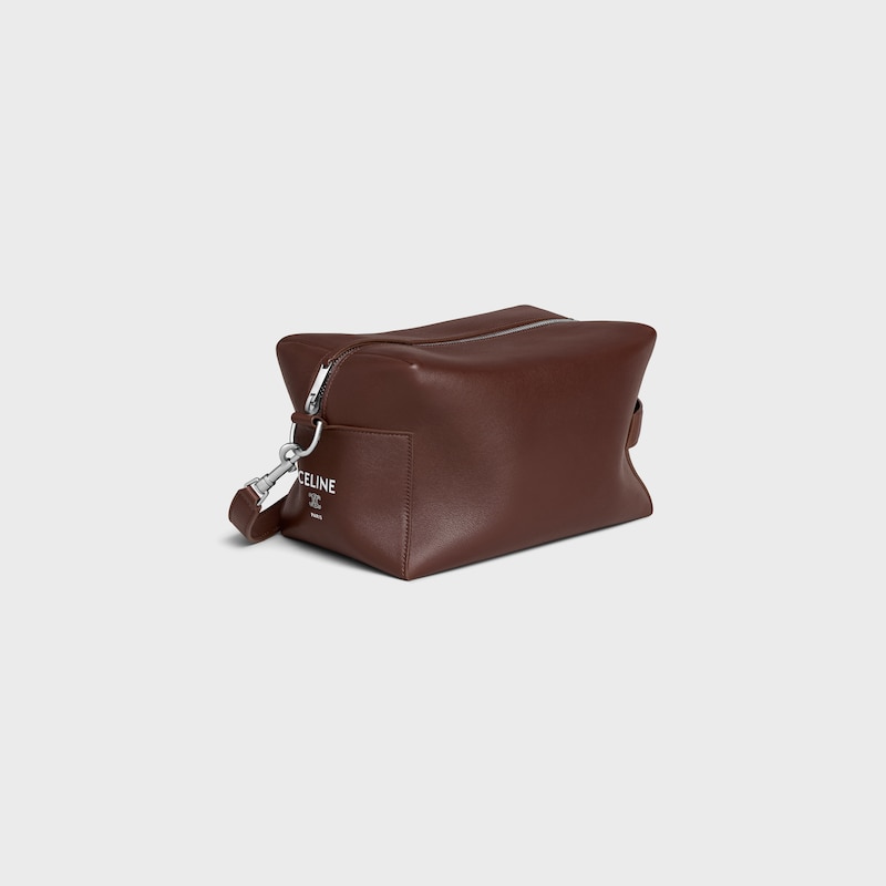messenger-tasche zum mitnehmen aus glattem kalbsleder