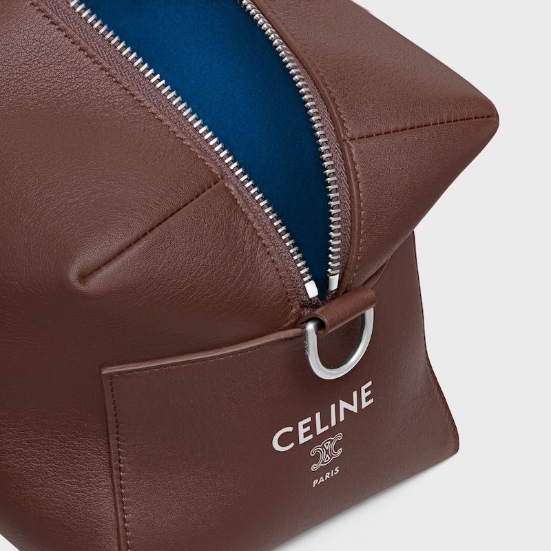 messenger-tasche zum mitnehmen aus glattem kalbsleder