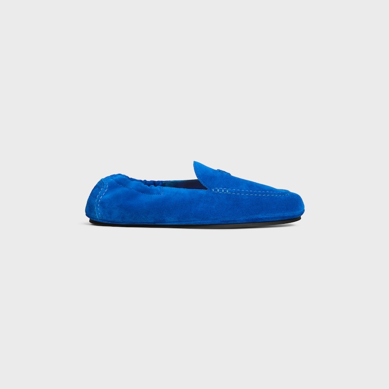 celine adam loafer mit triomphe aus wildleder