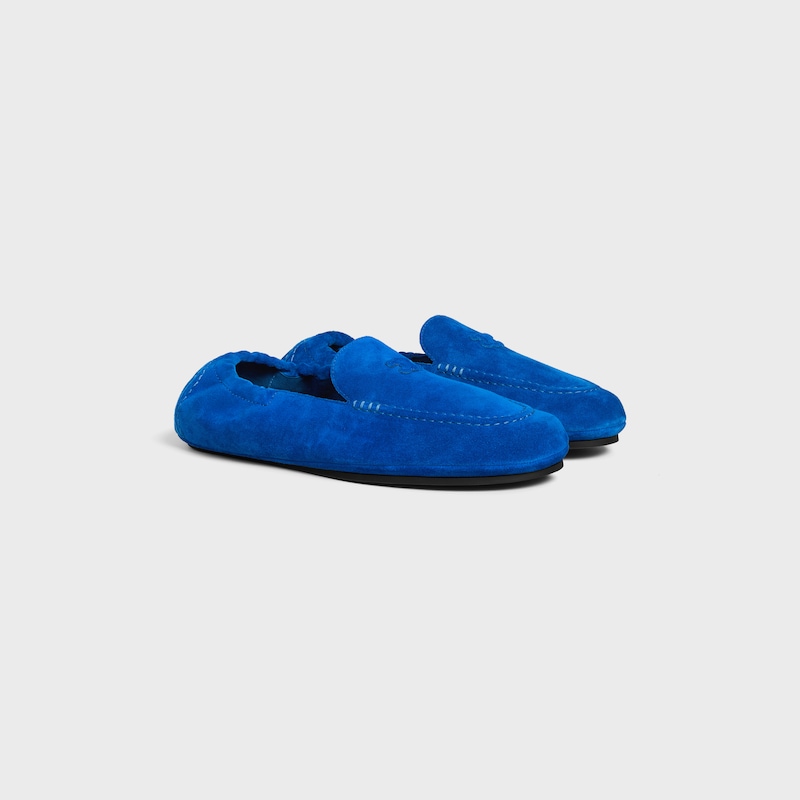 celine adam loafer mit triomphe aus wildleder