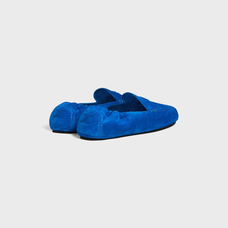 celine adam loafer mit triomphe aus wildleder
