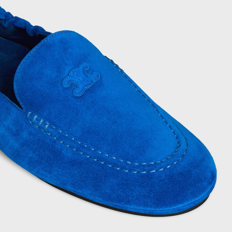 celine adam loafer mit triomphe aus wildleder