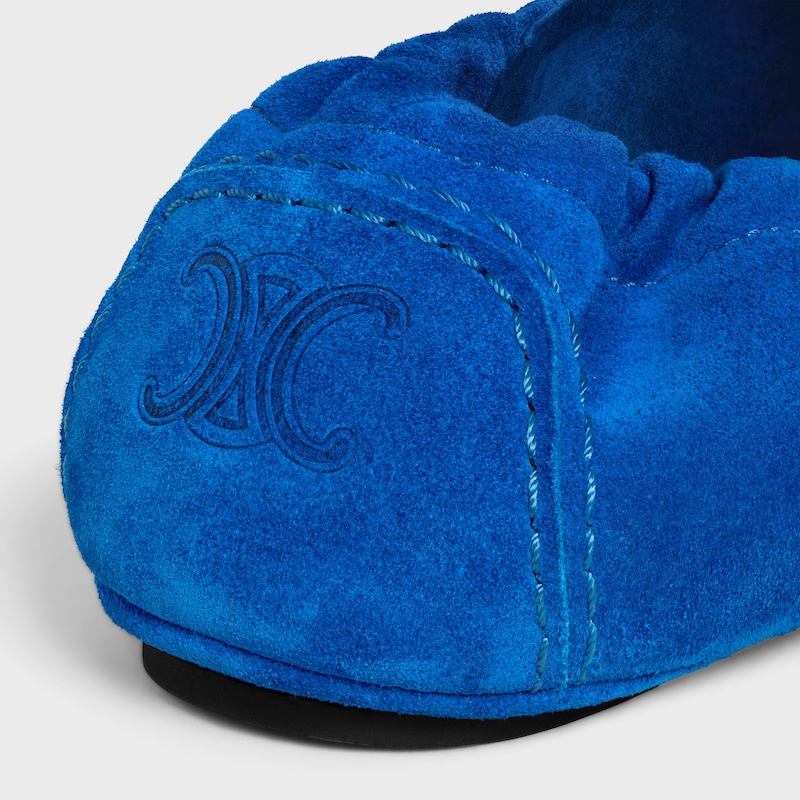 celine adam loafer mit triomphe aus wildleder