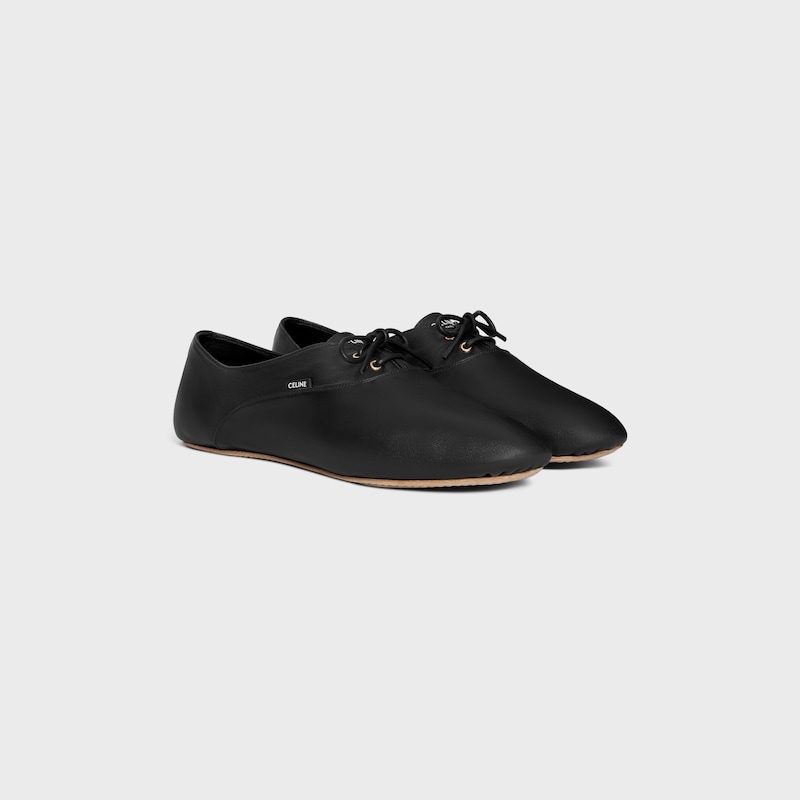 ballerina-schnürschuh aus lammleder