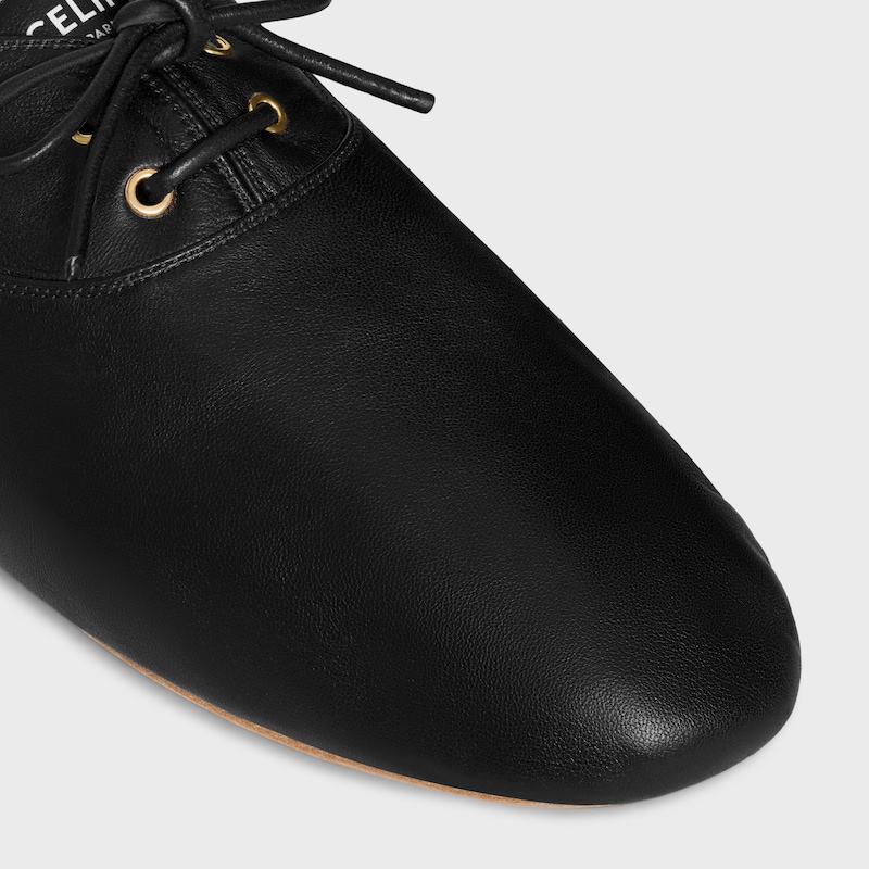 ballerina-schnürschuh aus lammleder