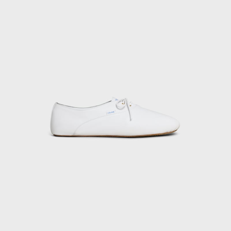 ballerina-schnürschuh aus lammleder
