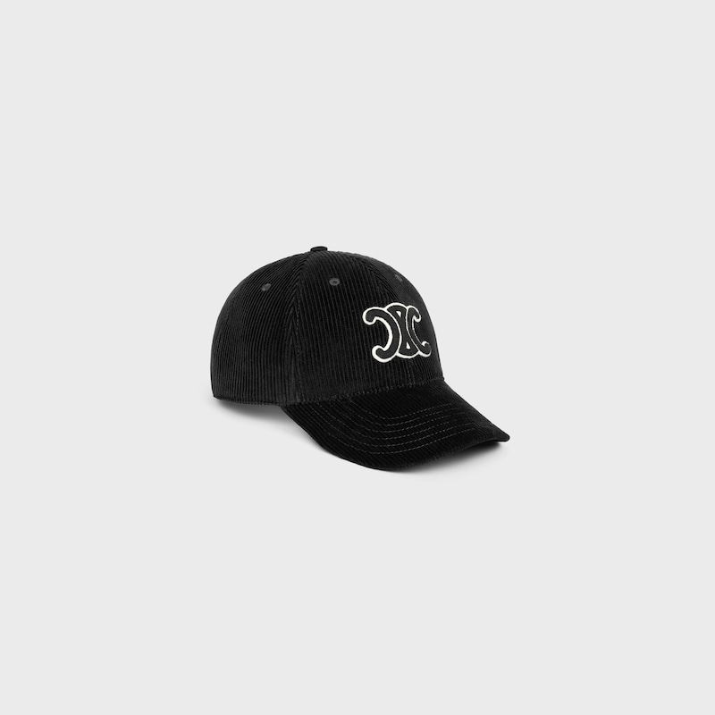 triumph-baseballkappe aus cord