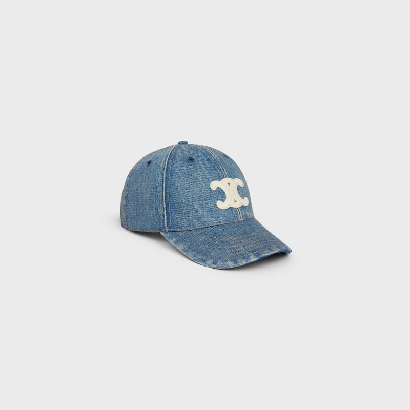 triumphe baseballkappe aus union wash denim