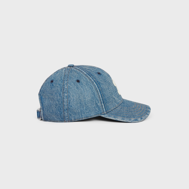triumphe baseballkappe aus union wash denim