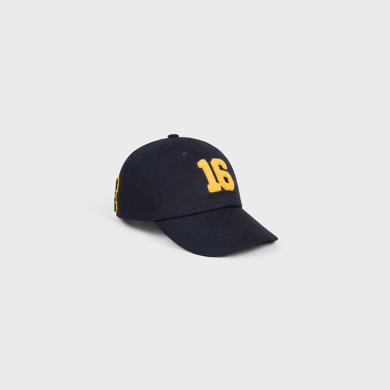 baseballkappe nr. 16 aus wollflanell