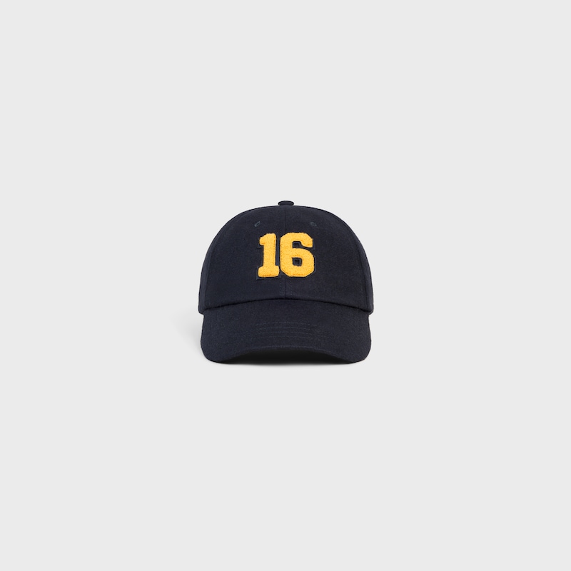 baseballkappe nr. 16 aus wollflanell