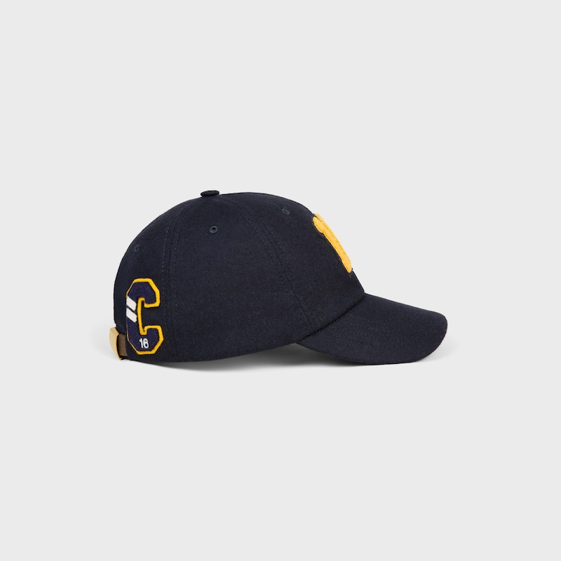 baseballkappe nr. 16 aus wollflanell