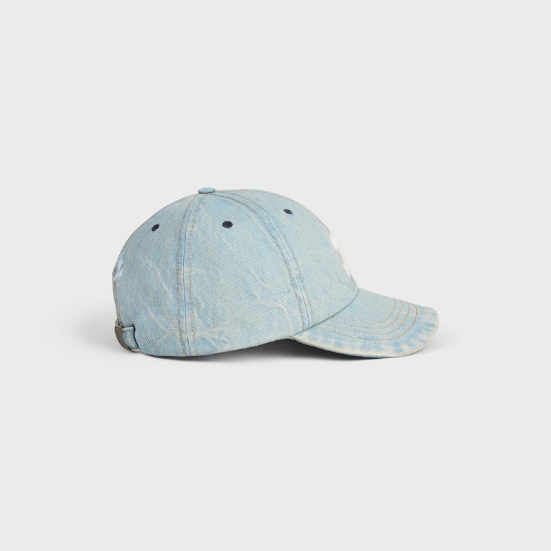 triumph-kappe aus baumwoll-denim