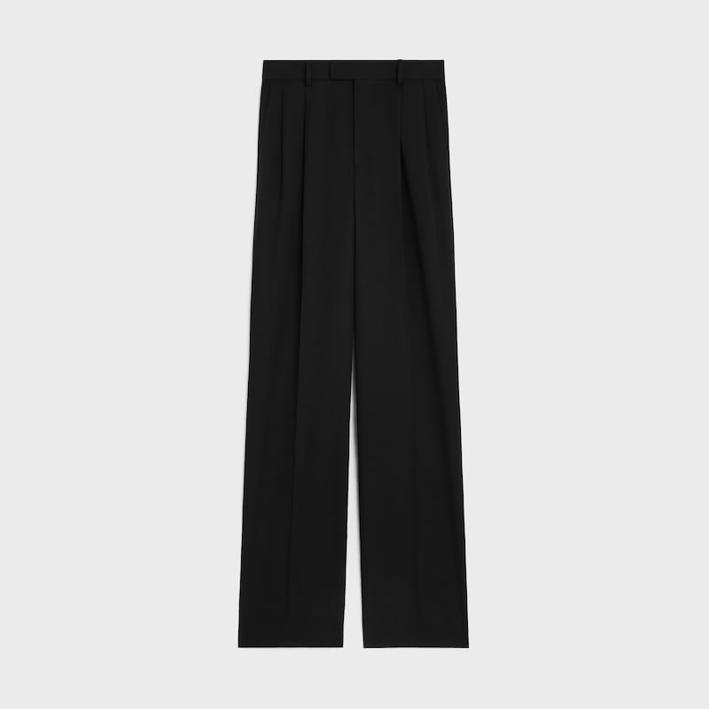 jazzhose aus diagonalem wollgewebe