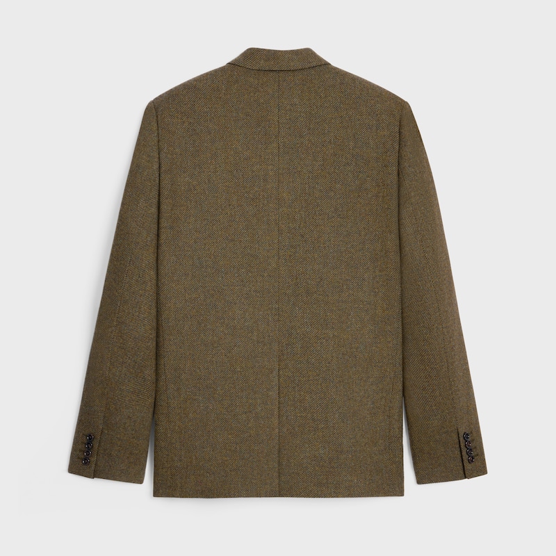 taillierter blazer aus tricotine-wolle