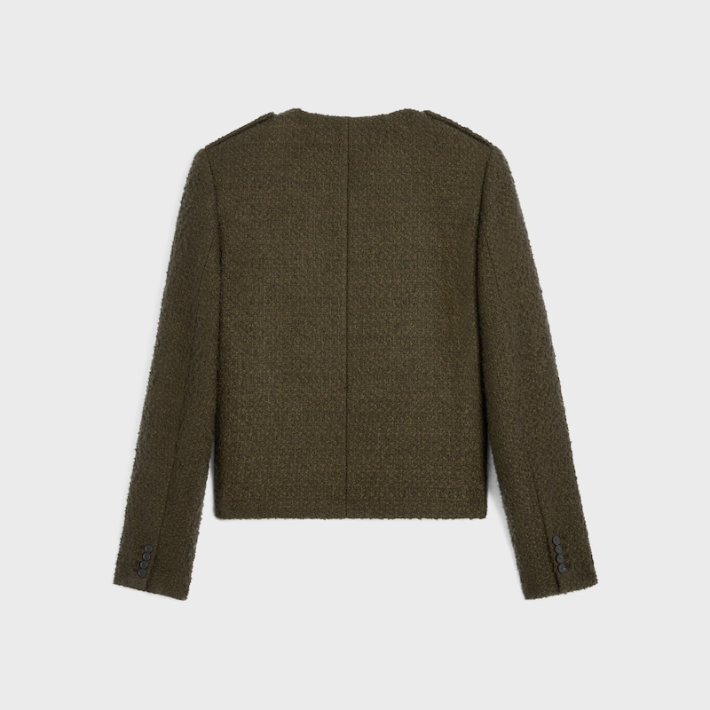 chasseur-jacke aus kaschmir-bouclette-natte
