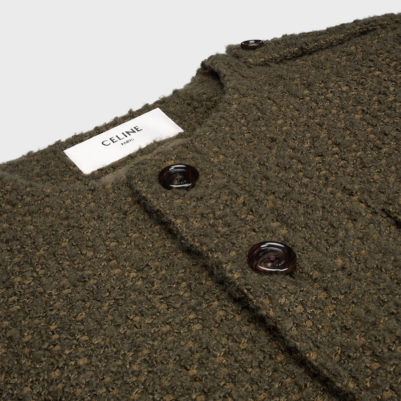 chasseur-jacke aus kaschmir-bouclette-natte
