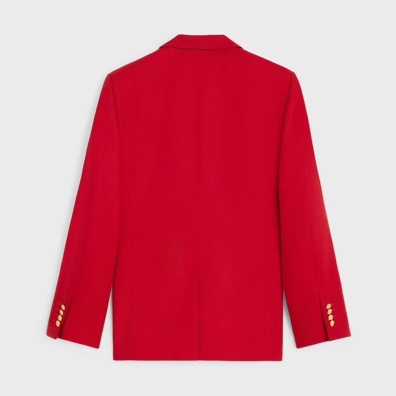 klassische jacke aus wollflanell