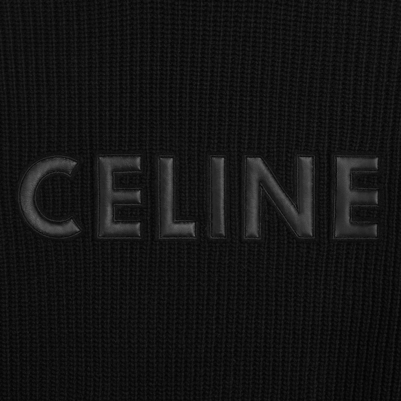 kapuzenpullover von celine aus einfarbiger wolle
