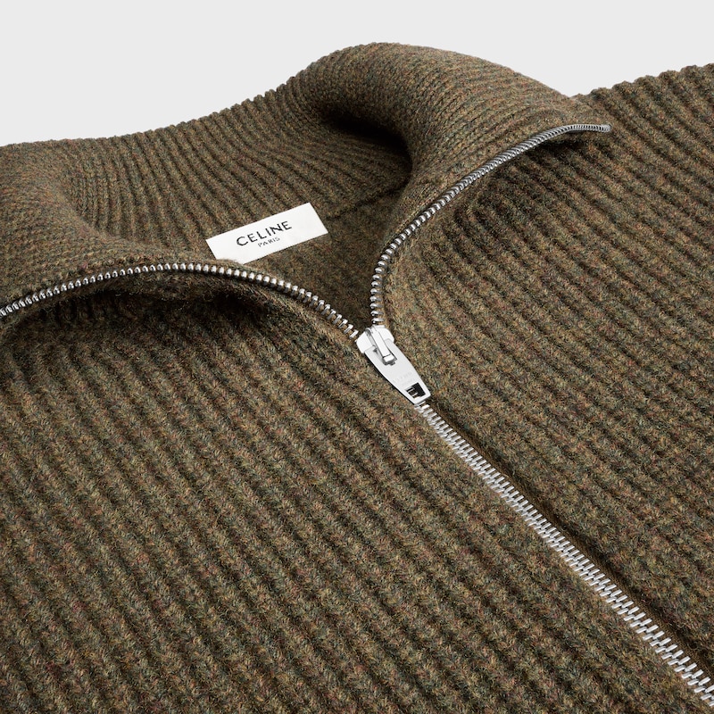 triumphe trucker-pullover aus gerippter wolle