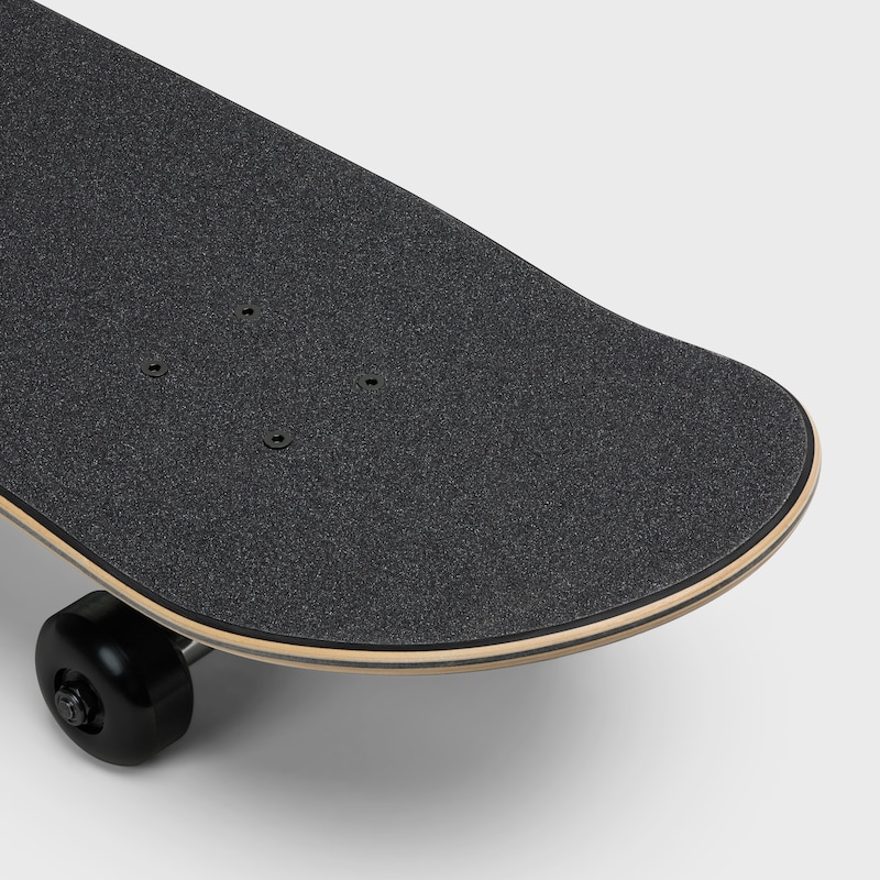 skateboard mit strukturiertem schlangen- und celine-print