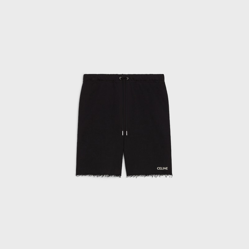 celine shorts aus baumwollfleece