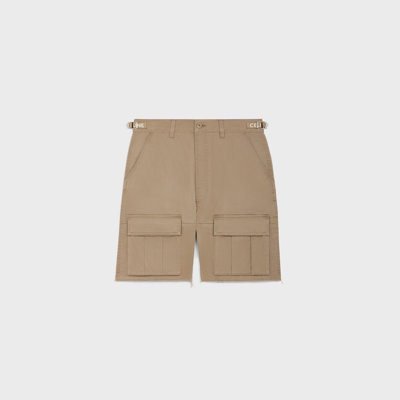 celine cargo-shorts aus baumwolle