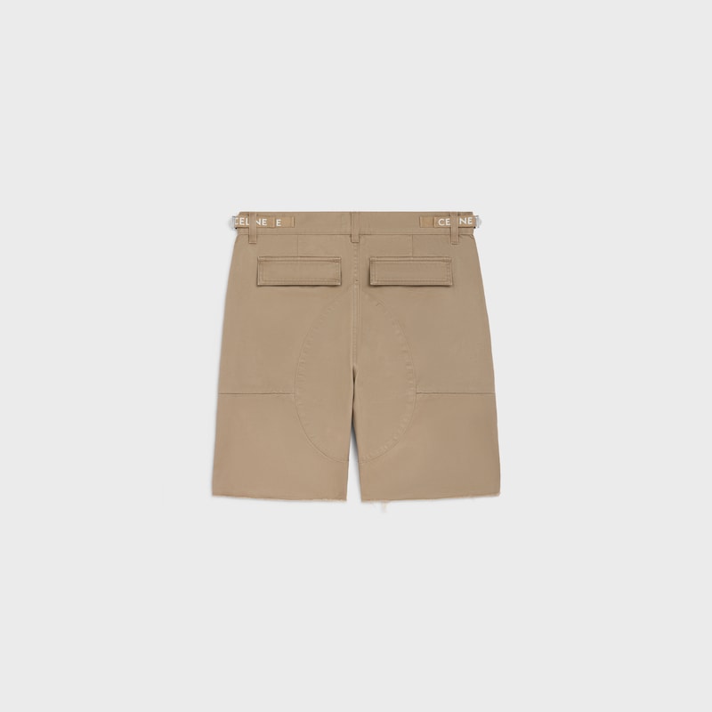 celine cargo-shorts aus baumwolle