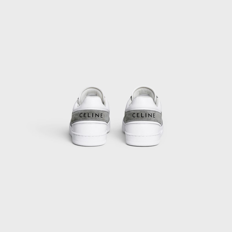 celine trainer low lace-up sneaker in suede calfseld und calfseld