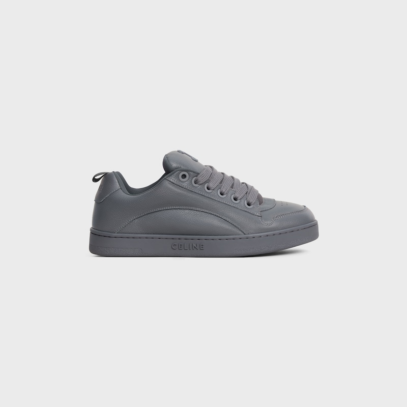 celine huntington low lace-up sneaker aus geknacktem leder und mesh