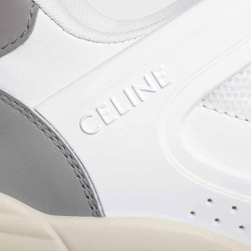 celine trainer ct-09 low lace-up sneaker aus kalbsleder und mesh