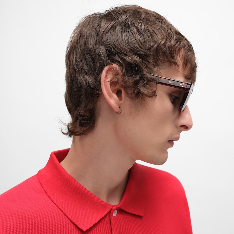 schwarze sonnenbrille frame 41 aus acetat